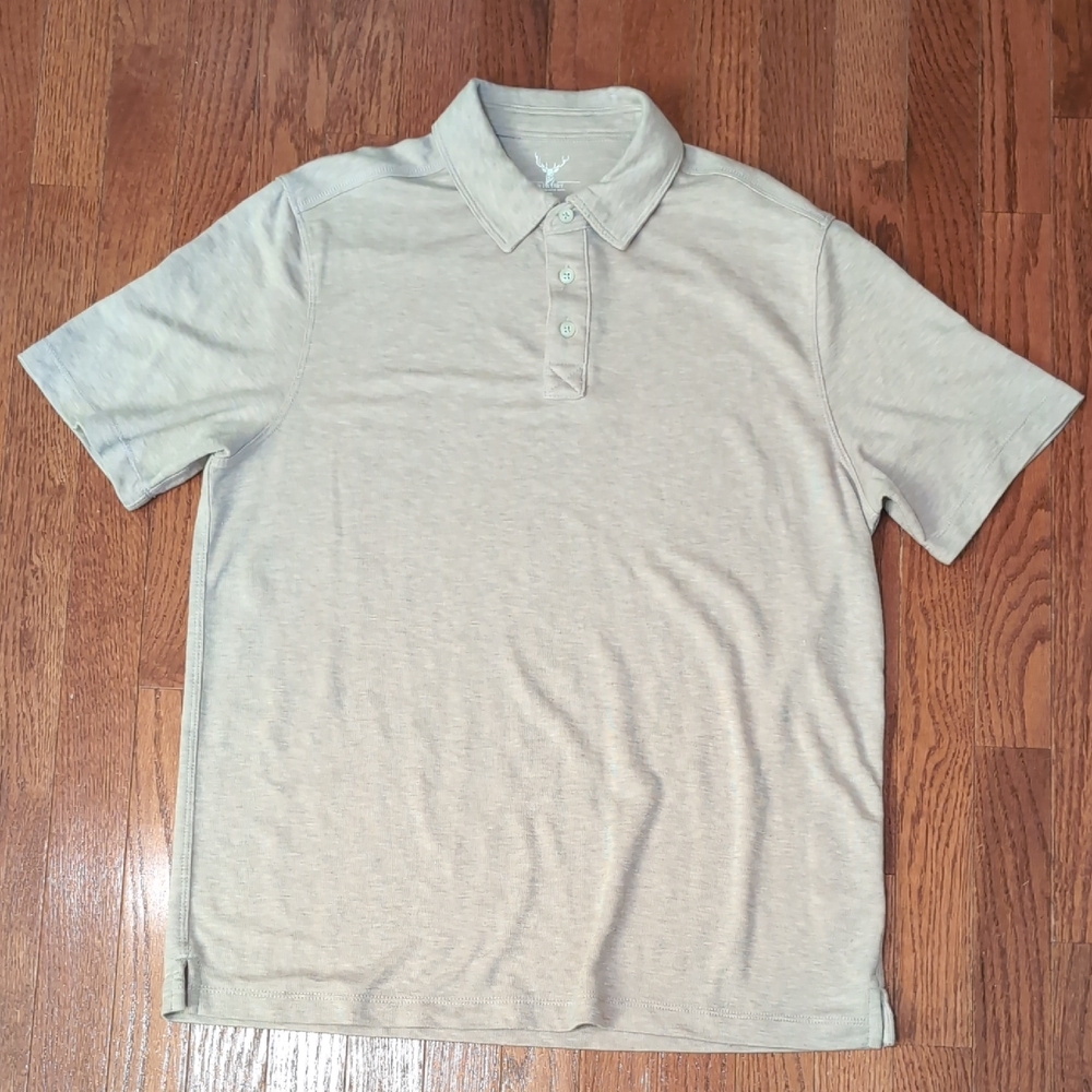 Nicoby Men's Polo Shirt Size L Pink